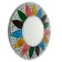 Mirror panel "multi -colored sun" 60x1x60 cm