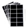 The stickers are waterproof, a set of sheets is 5 pcs., Cretaceous marker, size 1 stickers - 60 × 40 mm