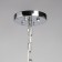 Aladard chandelier, size 54x87x54 cm, 360W 6xe14 IP 20