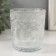 Bank for candles glass "Whirlwind" transparent 350 ml 8.5x8.5x10 cm