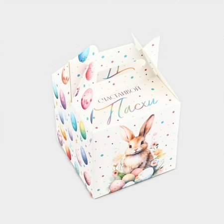 Folding box "Happy Easter", 14 x 14 x 14 cm-1