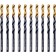 Denzel 717214, 5.5 mm, HSS-Tin, Golden Tip, 10 pcs.