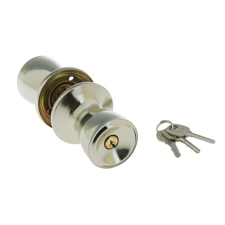 Latch 1203, with a key, color matte nickel-2