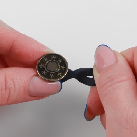 A button for expanding the belt, 17 mm, antique color-2