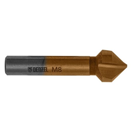 Senkovka cone Denzel under M8 72308, HSS, on metal, cylindrical shank, D = 16.5