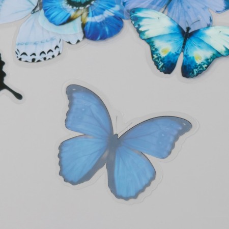 Stickers for creativity PLC PVC "Star butterflies" set 40 pcs 9x10.5 cm-3