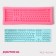 Mold Dolyana "Keyboard", silicone, 14.5 × 4.5 × 1 cm, pink color