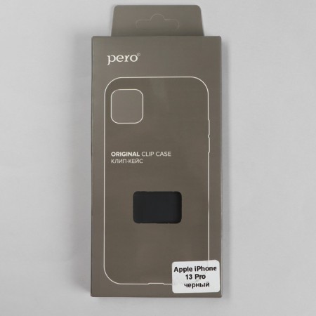 Pero cover for Apple iPhone 13 Pro, silicone, black-3