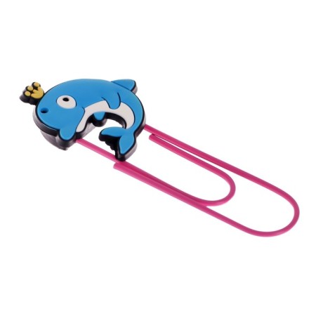 The bookmark is large, 11 cm, "dolphin", mix-2