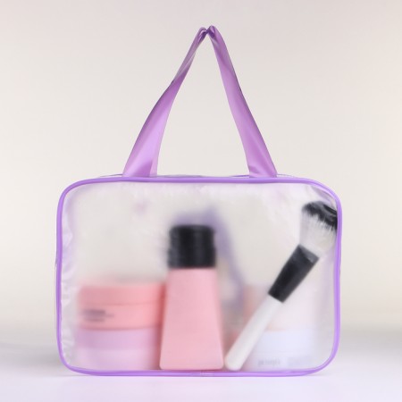 Lightning cosmetic bag, lilac color-1