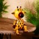 Souvenir "Girafics" hanging paws, wood 25 cm