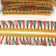Red-green braid “brushes”, width 4 cm, in package 25 m