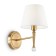 Wall lamp 40W, 1HE14, 28.5x17 cm, brass