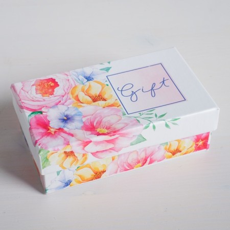 A set of boxes 10 in 1, gift packaging, “Flower extravaganza”, 12 x 7 x 4 - 32.5 x 20 x 12.5 cm-12