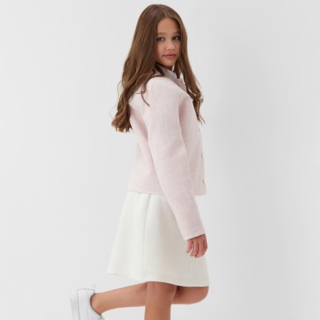 Жакет для девочки, MINAKU :Party Dress, цвет розовый, рост 152 см-7