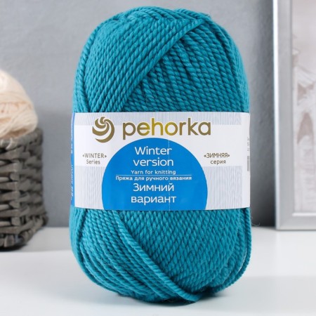 Yarn "Winter version" 95% implements, 5% acrylic volume 100m/100g (591 lagun)