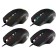 Mouse Defender Wolverine GM-700L, game, wired, backlight, 12800 dpi, USB, black