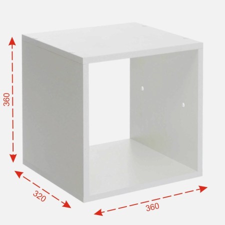 Rabbage No. 1 Dice Cube 1 section, 360x360x320, white-1