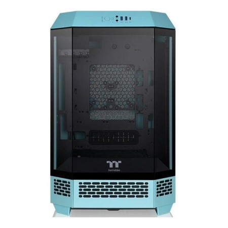 The case Thermaltake The Tower 300 Turquoise Blue without PSU Miniitx 7x120mm 5x140mm 2xusb3.0 1064980