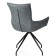 Stol on a metal frame Donel spinning, metal/velor, black/gray/blue 59x62x90 cm
