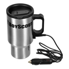 Boyscout thermal circle car, 450 ml, stainless steel, 12V + USB