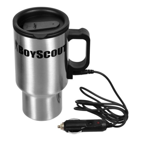 Boyscout thermal circle car, 450 ml, stainless steel, 12V + USB