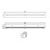 Bra Maytoni P091WL-L21CH3K, LED, 23 W, 800x70x80 mm, 720 lm, 3000k, chrome