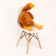 Soft toy "Goose", 90 cm, beige color