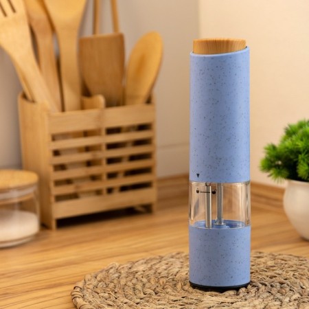 Electric mill Luazon Let- 003, plastic, from batteries, lilac-1