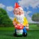 Garden figure "Dwarf-artist" 16x18x41cm