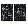 A set of engravings for the New Year "Bunny", 2 pcs, New Year's set for creativity