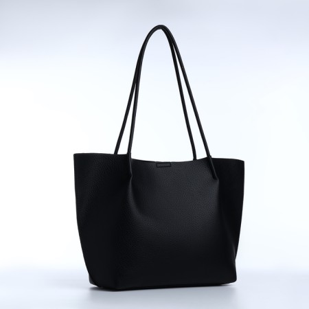 Bag Women's Shoper on Magnet, Black Color-3