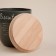 Sugar Bank SL Home, 15 × 15.5 cm, gray color, with a bamboo lid