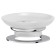 Holder with a soap dish, matte glass, chrome, artwelle