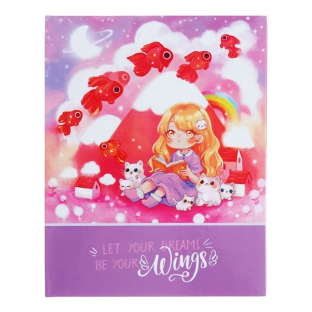 Diary for grades 1-4 "Amazing nearby", solid cover, glossy lamination, 48 sheets