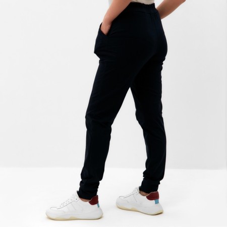 Women's trousers, dark blue color, size 54-2