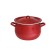 Pan with a lid, d = 22 cm, induction, red color
