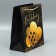 Gift package, packaging, “Happy Birthday” black craft, 23 x 27 x 11.5 cm