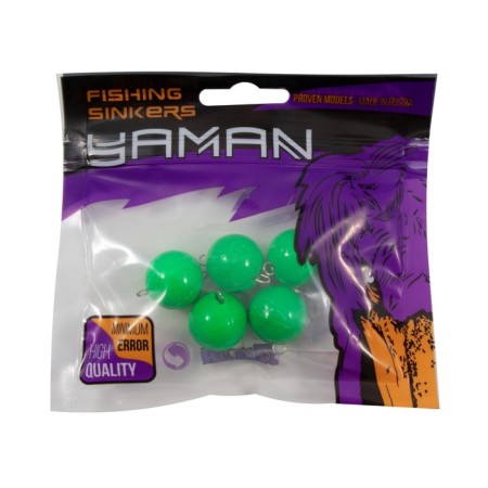 Cargo Cheburashka painted collapsible Yaman 5 pcs., 44 g, green-4