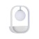 Bra Avola 1x40W G9 White, silver 17.8x7.3x25cm