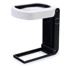 Folding magnifier with backlight, lens 50*80mm