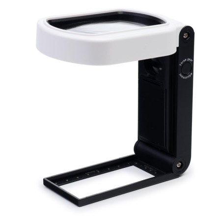 Folding magnifier with backlight, lens 50*80mm