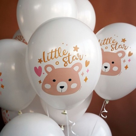 Latex ball 14 "BOHO Bear", 25 pcs., Mix-1