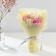 A bouquet of soap petals "rose" in a box with a handle 8.5x18x25 cm