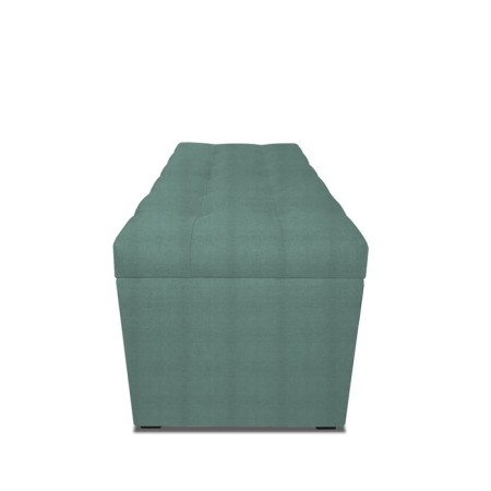 Puff with a lid and weighting, 800 × 400 × 420 mm, bingo velor, Mint color-2