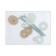 Detle valve for the toilet tank "RBM" KV-12.1M, two-level button chromium
