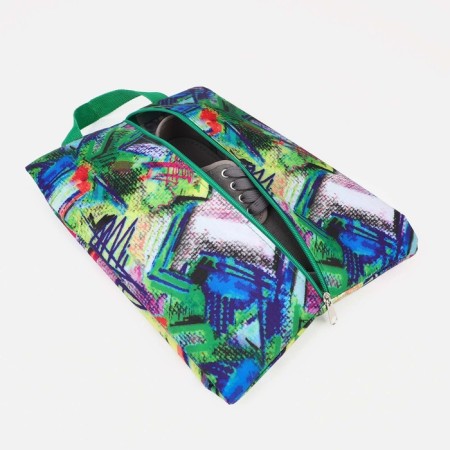 Bag for lightning shoes, "ZFTS", green color-2
