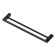 Black rod double 60 cm black artwelle