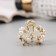 Hair crab "Samantha Galant" Balt, 3 cm, gold