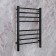 Terminus heated towel rail "Sicily" P8, 500x800 mm, dimmer, black matte
